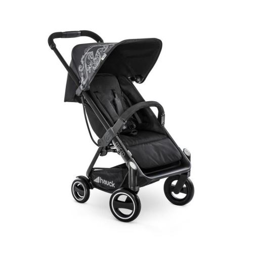 HAUCK poussette citadine Micro - pliage ultra compact - Star caviar