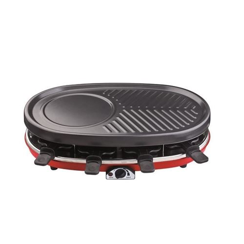 H.koenig Noir Rp418 - Raclette/Grill/Crêpière/Pierre À Cuire - 1.5 Kwatt
