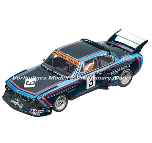 Carrera voiture de piste Digital BMW 3.5 CSL No.3 1:32 bleu/noir