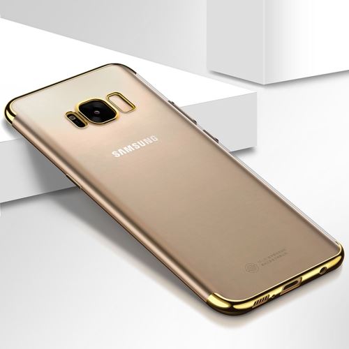 Galaxy S8+ / G9550 Coque Protection TPU Doré Electroplating ALS47193