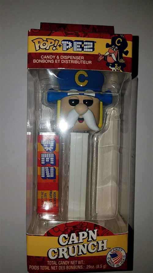 Funko Pop! Pez: Quaker Oats - Cap'n Crunch (les Styles Peuvent Varier): Jeux Et Jouets