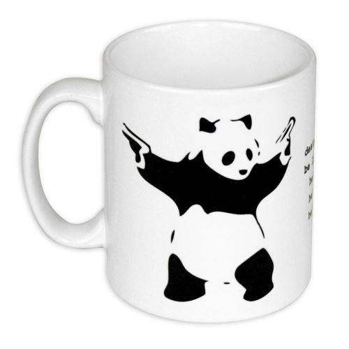 Tasse Destroy Racism Banksy Panda