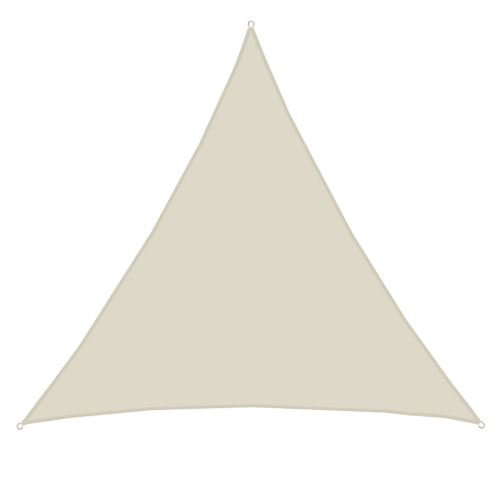 AMANKA Voile d'ombrage 5x5x5m en polyester hydrofuge protection du soleil UPF50+ toile triangulaire