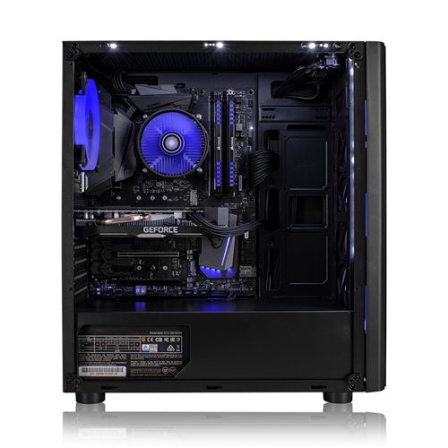 Megaport Super Mega Pack Unite Centrale Pc Gamer Complet Intel Core I5 9500f Ecran Led 24 Clavier Et Souris Gamer Geforce Gtx1060 16go 1to Wifi