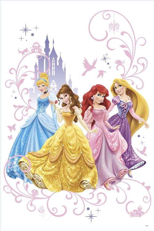 RoomMates stickers muraux Disney Princess vinyle 59 x 85 cm