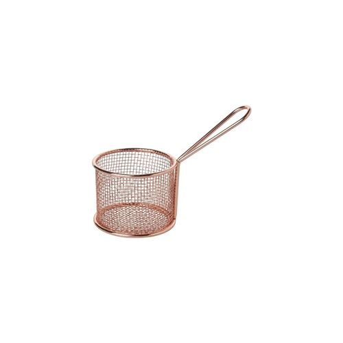 COSY & TRENDY Panier de Frites Cuivre Plaque 6.5xh7.4