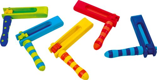 Jouet musical Legler - Crécelles multicolores