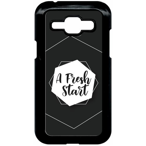Coque samsung galaxy j1 4g a fresh start fond noir