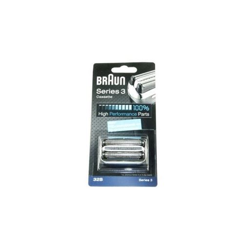 Grille + Couteaux Series 3/ Kp32S Couleur Argent pour Rasoir Braun