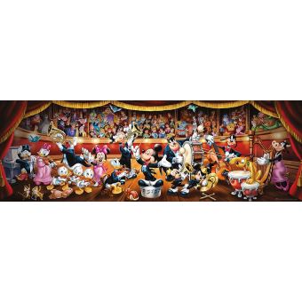 Puzzle adulte panorama : mickey chef d orchestre - 1o00 pieces - collection  clementoni disney - Puzzle - Achat & prix