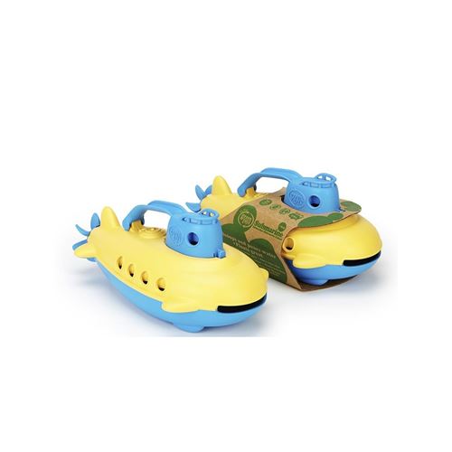 Jouets verts sous-marins