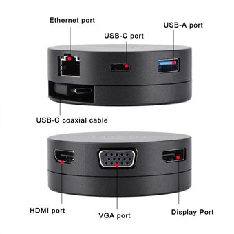 SOLDE DELL  Docking Station DELL USB-C DA310 7 en 1