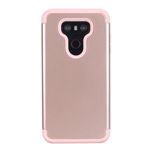 Coque en TPU or rose hybride antichoc amovible pour LG G6