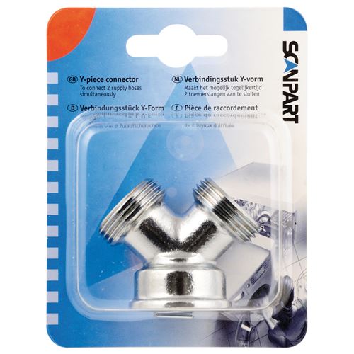 Scanpart 1132710002 Pièce en Y Alimentation 3/4 pouce en métal