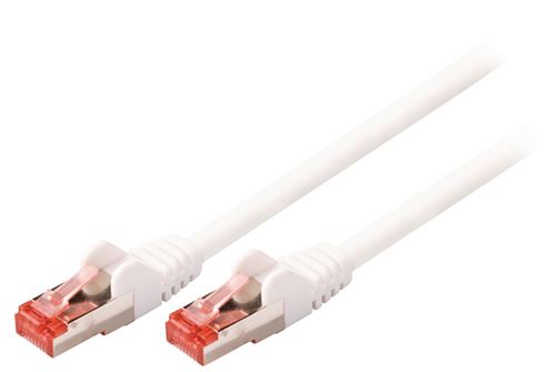 Valueline VLCP85221W300 Câble réseau Cat6 S / ftp Rj45 (8/8) Mâle - Rj45 (8/8) Mâle 30,0 M Blanc