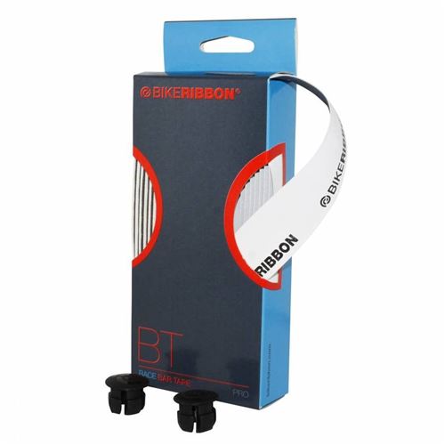 Ruban de guidon bikeribbon scrub blanc marquage bikeribbon noir