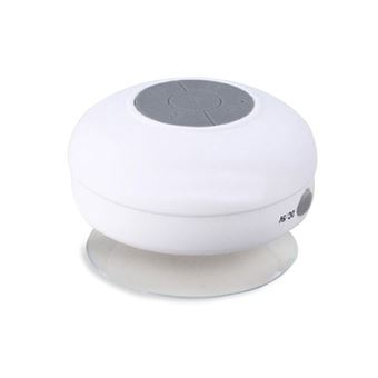 Enceinte Bluetooth Portable étanche IPX7 - 15W, Lumière LED RGB - Autonomie 10h - Sangle Silicone - Pour Salle De Bain, Extérieur