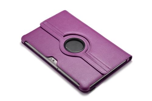 WISETONY® Etui PU cuir Coque Housse rotative 360°pour Samsung Galaxy Note N8000 10.1 - Violet