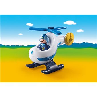 Playmobil 3324 Hélicoptère De Police – Vintage Année 2001, Occasion