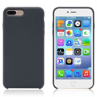 coque iphone 8 plus silicone gris