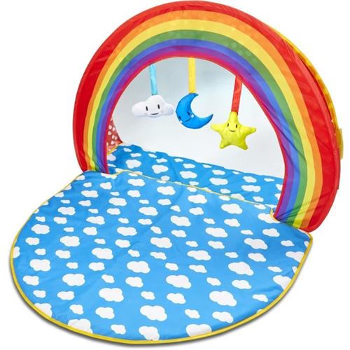 Worlds Apart Piscine à boules 2 en 1 Rainbow 100x76x30 cm Multicolore