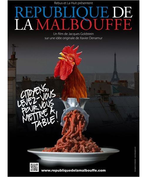 République De La Malbouffe AFFICHE CINEMA ORIGINALE