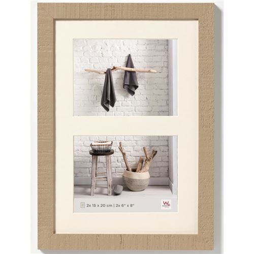 Walther Design Cadre photo Home 2x15x20 cm Marron