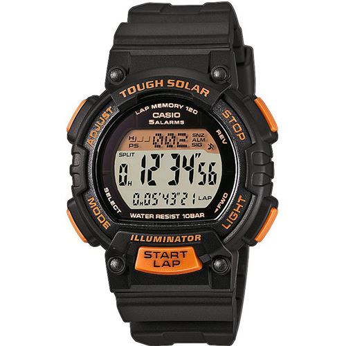 Casio Montre Homme STL-S300H-1BEF Chronographe, Montre numeriqueGris, Multicolore, Orange, Noir