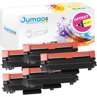 Cartouche d'encre Jumao 5 toners compatibles pour brother dcp-l2530dw  l2537dw l2550dn, type noir