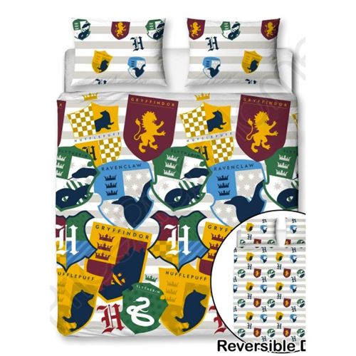 Harry Potter Patch - Parure de lit enfant double - Housse de Couette