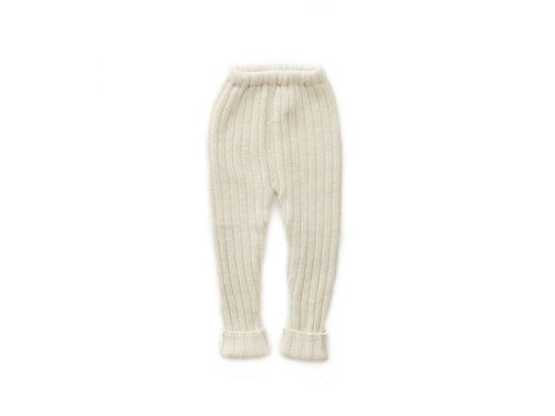 Oeuf Baby Clothes - Pantalon Côtelé blanc Alpaga 24M
