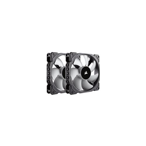 corsair corsair ml120 premium lévitation magnétique twin pack lufter - 120 noir