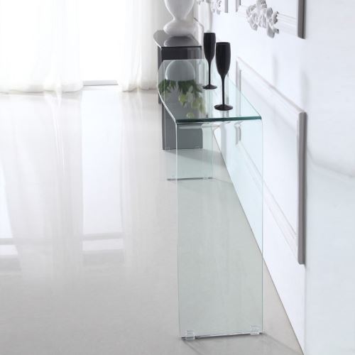 Console design en verre ALINE