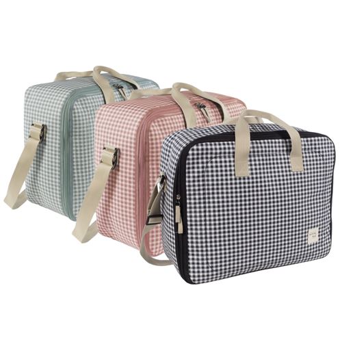 Valise de Maternité I Love Vichy - Walking Mum NOIR