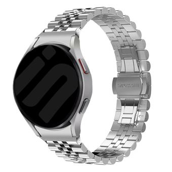 Strap-it Bracelet acier Jubilé - compatible pour Samsung Galaxy Watch 6 - 40mm (argent) - 1