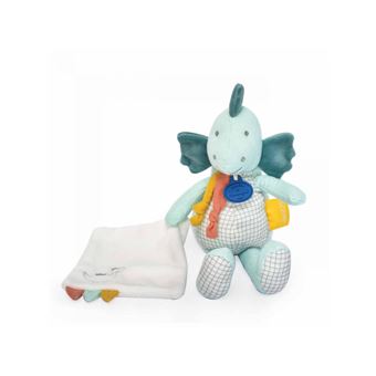 Doudou et compagnie - LES CALINOSAURES - FILOU, Pantin avec doudou (amande)