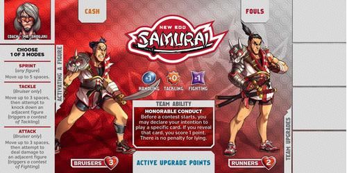 Cool Mini or Not - Kaos Ball Expansion Team 14: New Edo Samurai
