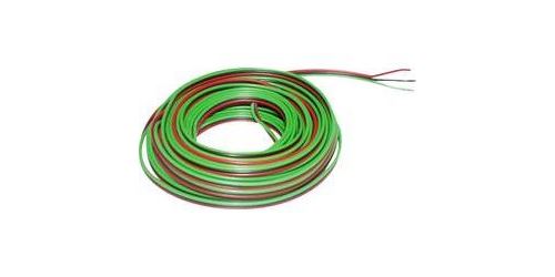 Fil de câblage BELI-BECO L318/5R 3 x 0.14 mm² rouge, vert, noir 5 m