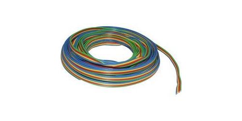 Fil de câblage BELI-BECO L418/5 4 x 0.14 mm² vert, rouge, jaune, bleu 5 m