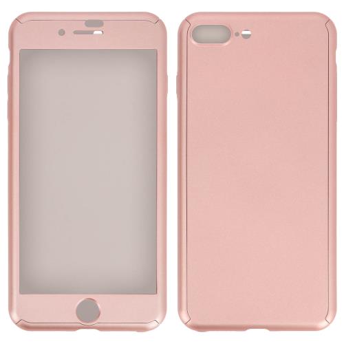 Wave Concept - Coque 360 En Rubber Pour Iphone 7+ Rose Gold