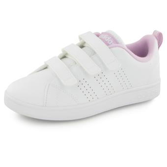 Adidas Neo Advantage Clean Velcro blanc, baskets mode enfant 