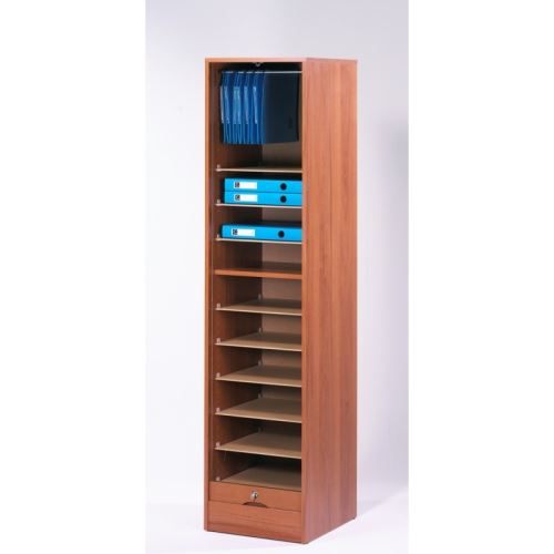 Classeur à Rideau Hauteur 172 cm - Coloris - Merisier