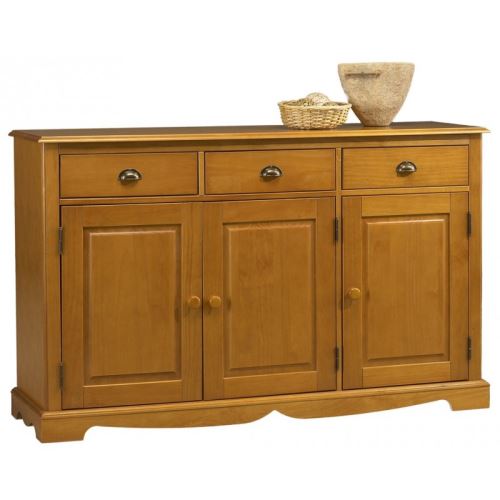 Buffet Bas Pin Miel de Style Anglais