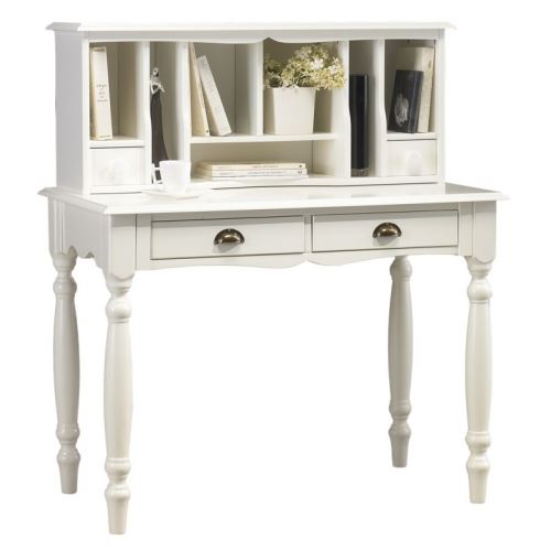 Bonheur du Jour Blanc de Style Anglais