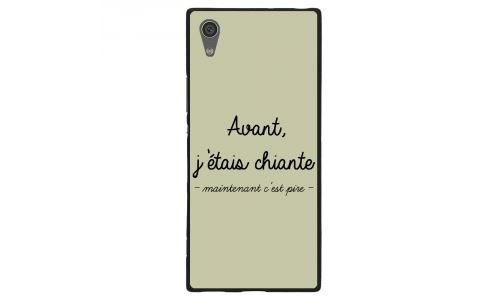 Coque souple pour Sony Xperia XA1 Ultra avec impression Motifs Avant, j'étais chiante vert