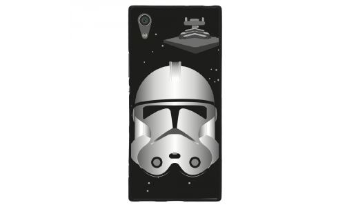 Coque souple pour Sony Xperia XA1 Ultra avec impression Motifs clone et vaisseau spatial