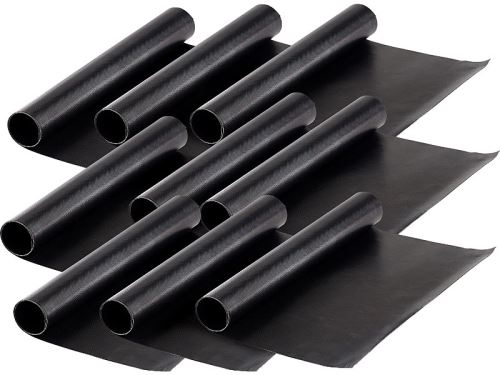 Tapis de cuisson antiadh&eacute;sifs r&eacute;utilisables pour four et barbecue - x9
