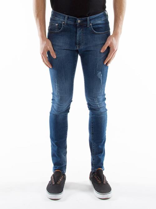 Carrera Jeans - Jeans 737 7370970X pour homme, tissu extensible, taille slim, taille basse - 44 - Bleu
