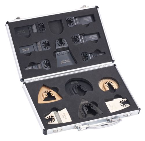 Kit de 13 accessoires pour outils multifonctions avec malette
