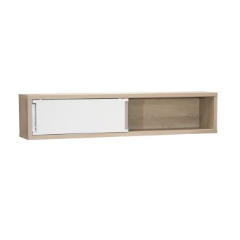 Etagere Murale 1 Porte Chene Clair Dakar Achat Prix Fnac